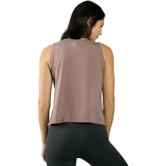 90 Degree By Reflex Cropped Muscle Tank Top image {2}