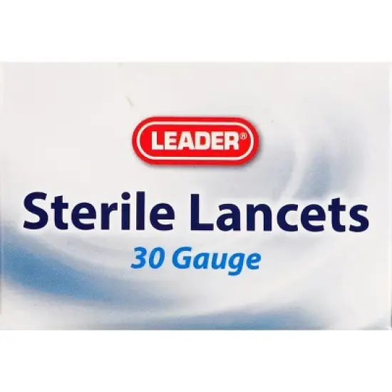Leader 30 Gauge Sterile Lancets 100 ea image {2}