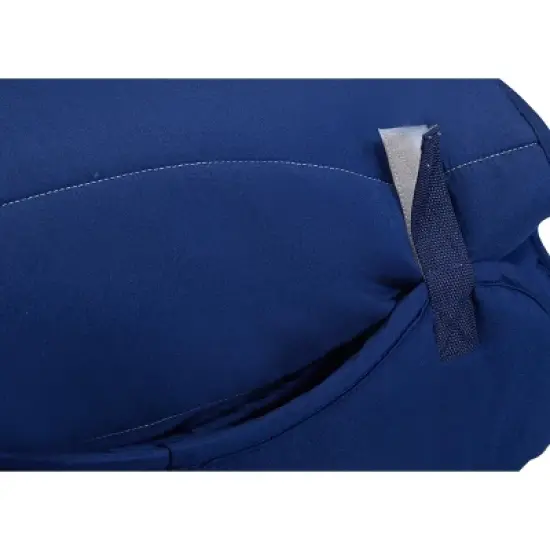 Everyday Kids Navy Nap Mat with Removable Pillow &ndash; Soft, Roll-Up Sleeping Bag with Handle and Straps &ndash; For Kids Ages 3&ndash;6, Preschool & Travel image {6}