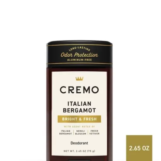 Cremo Solid Deodorant Italian Bergamot - 2.65oz image {7}