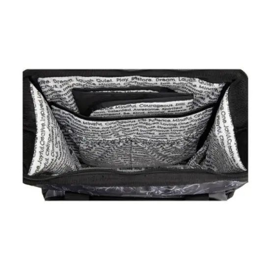 JuJuBe Dr Mom Multi-Carry Backpack Deluxe Diaper Bag - Floral Print image {7}