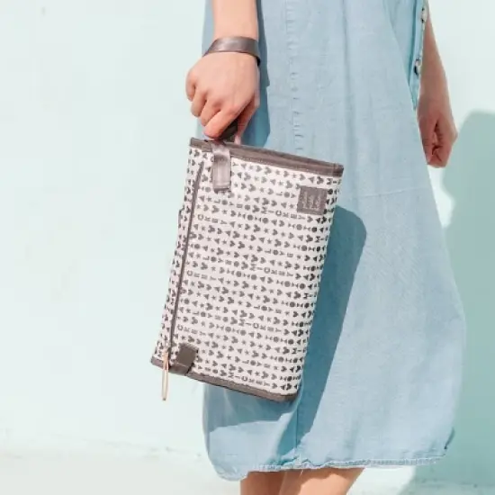 Petunia Pickle Bottom Nimble Clutch Diaper Changer in Love Mickey Mouse image {8}