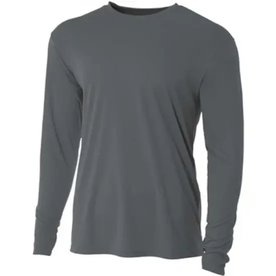 Hardcore mens long-sleeve UV sun protection T-shirt | Light weight loose fitting quick-dry rash guard image {8}