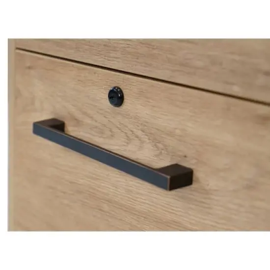 Mason Modern Two Drawer Wood Laminate File Cabinet - Martin Furniture image {6}