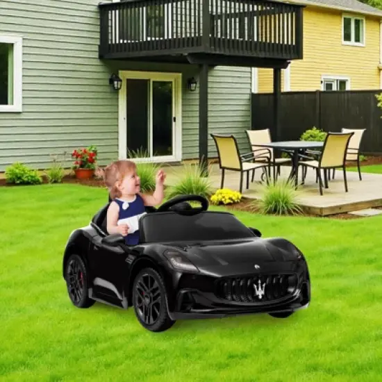 12V Ride On Car, Licensed Maserati Kids Electric Car with Remote Control, Battery Powered Vehicles image {2}