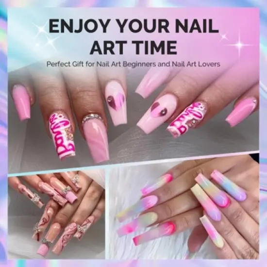 MelodySusie 4Pcs Acrylic Nail Brush Set - Size 8/10/12/14 image {5}