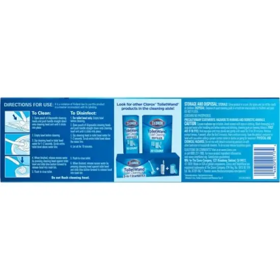 Clorox ToiletWand Disinfecting Refills Disposable Wand Heads - Original Scent - 10ct image {12}