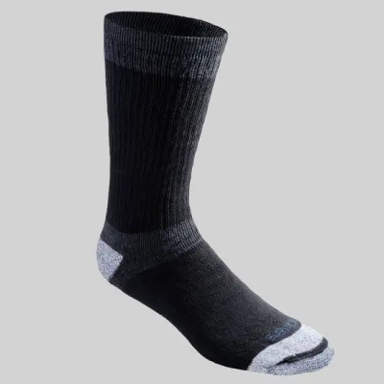 Dickies Men's Dri-Tech Max Cushion Crew Socks - Black 6-12 image {2}