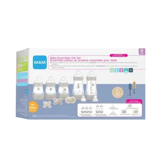 MAM Matte Collection Baby Bottle Gift Set - Unisex - 9pc image {1}