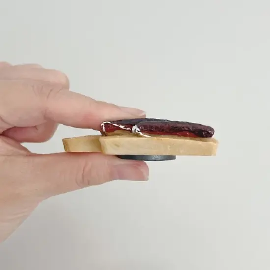 Wrapables 3D Resin Fridge Magnets, Food Simulation Refrigerator Magnets for Kitchen (Set of 5), Dinner image {3}