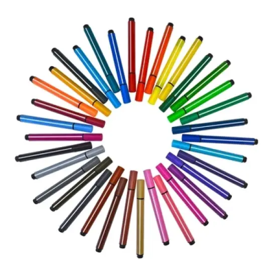 The Pencil Grip&trade; Triangular Magic Stix Markers, 48 Pack, Includes Global Skin Tones image {7}