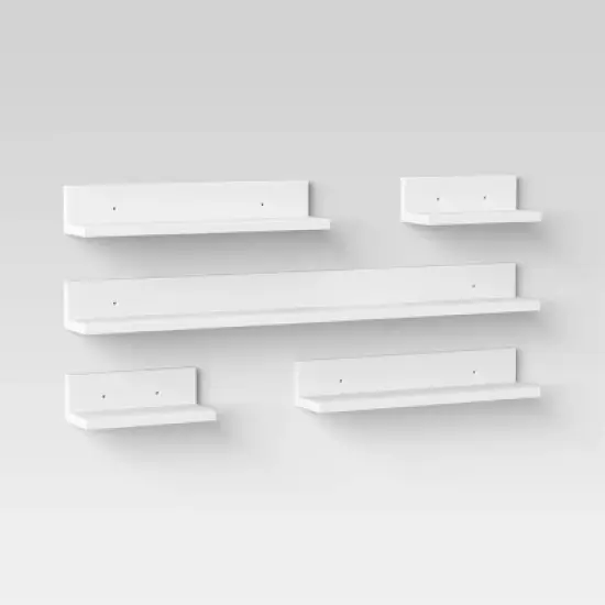 5pk Wall Shelf Picture Ledge - Room Essentials&trade; image {5}