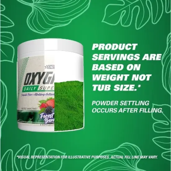 EHPlabs OxyGreens Super Greens Powder - Spirulina & Chlorella Superfood, Green Juice Powder & Greens Supplements, 30 Serves (Forest Berries) image {5}