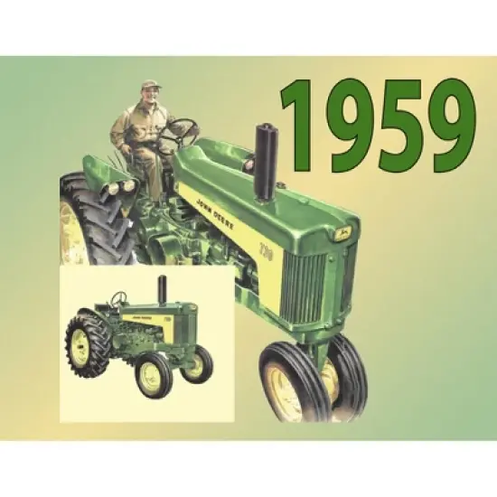 2026 Vintage John Deere Calendar Featuring 1959 Tractors image {8}
