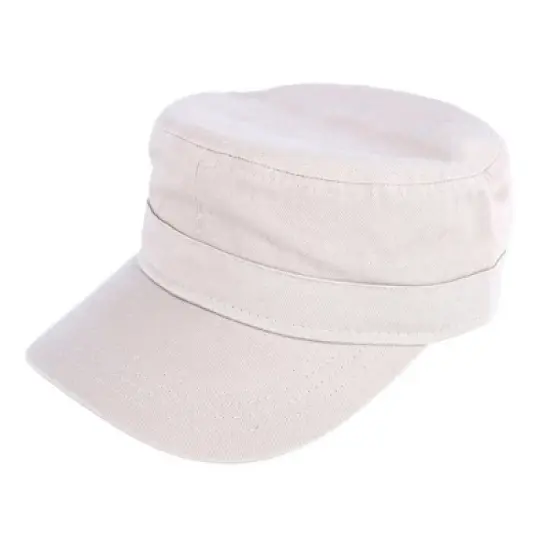CTM Adult Classic Cotton Fidel Cadet Cap image {5}