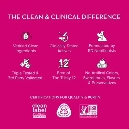 HUM Nutrition Hair Strong Vegan Capsules for Hair Growth + Strength + Thickness - 30ct image {6}