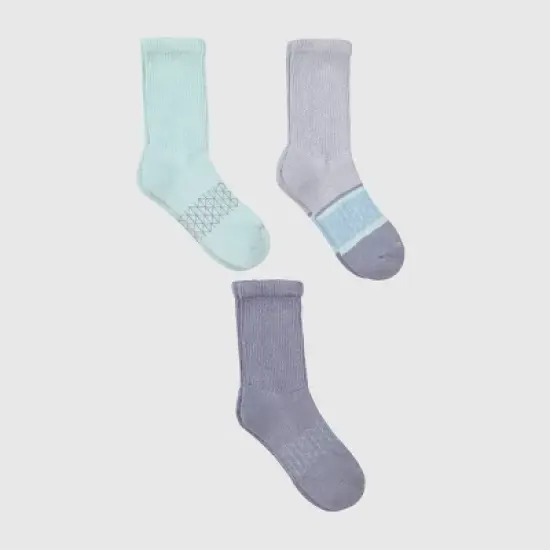 Hanes Women's Absolute Wellness 3pk Non-Binding Crew Socks - 5-9 image {4}