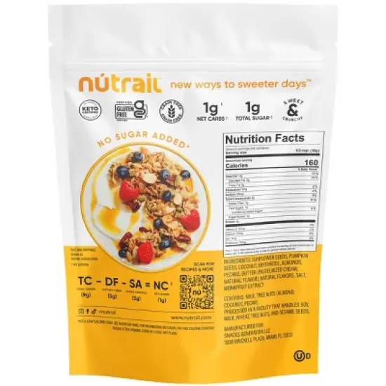 NuTrail Honey Nut Granola - 8oz image {1}
