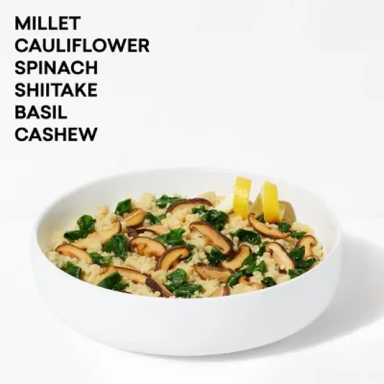 Daily Harvest Organic Frozen Gluten Free Spinach and Shiitake Grits Harvest Bowl - 9oz image {3}