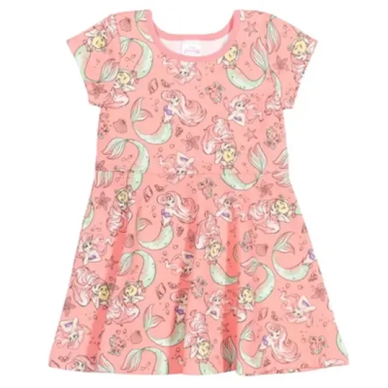 Disney Princess Ariel Girls Dress Toddler image {1}