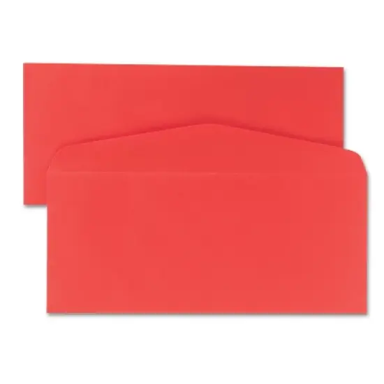 Quality Park Colored Envelope Traditional #10 Red 25/Pack 11134 image {3}