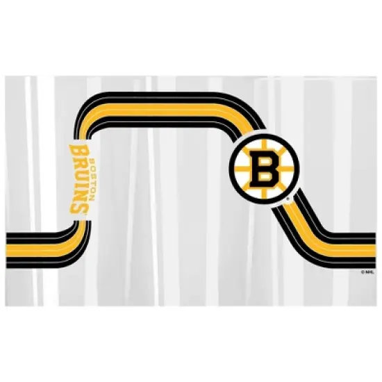 NHL Boston Bruins Retro Wave Pint Glass - 16oz image {2}