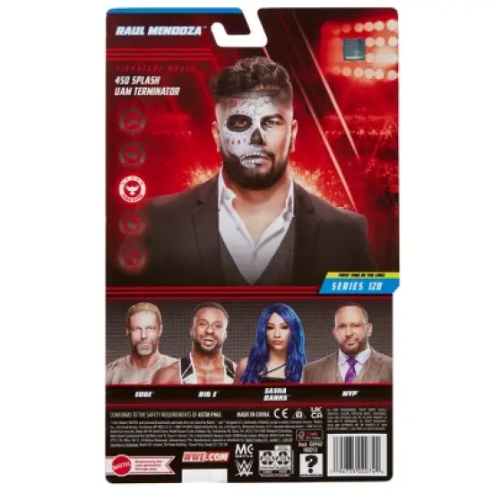 WWE Series 128 Painted Face Raul Mendoza Action Figure image {1}