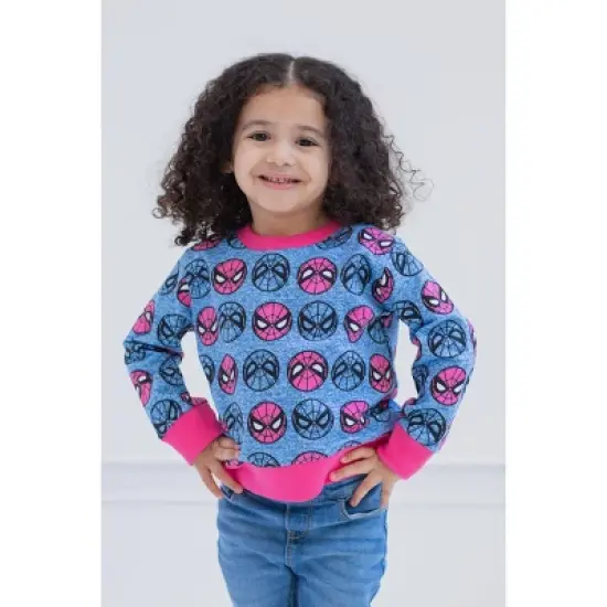Marvel Comics Spider-Man Girls Sweatshirt Toddler to Big Kid image {1}