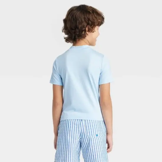 Boys' Solid Short Sleeve Rash Guard Swim Shirt - Cat & Jack&trade;  image {2}