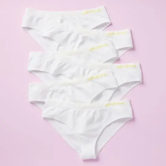 Yellowberry Girls 6pk Quality Seamless Hipster Underwear with Bonded Seam image {7}