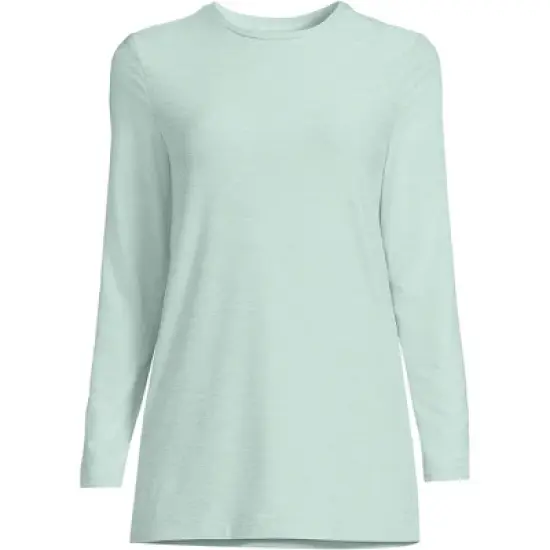 Lands' End Women's Long Sleeve Performance Crew Neck Tunic image {5}
