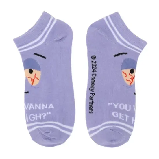 South Park Irreverent Quotes Women's 5-Pair Ankle Socks image {4}