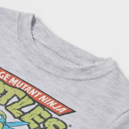 Toddler Boys' Teenage Mutant Ninja Solid T-Shirt - Gray image {2}