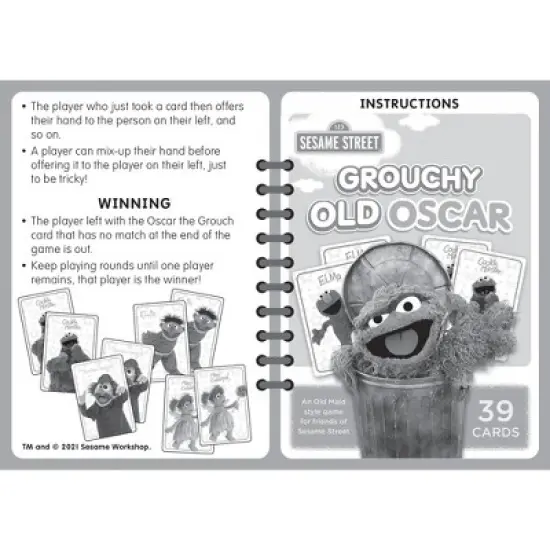 MasterPieces Kids Games - Sesame Street Grouchy Old Oscar Card Game image {5}