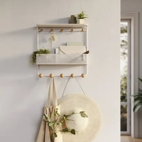 Umbra Antique Shelf With Hooks image {5}