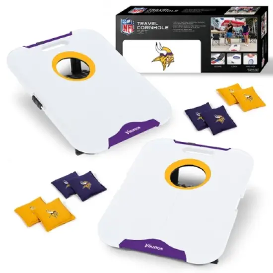 NFL Minnesota Vikings All-Weather Travel Cornhole Set image {6}