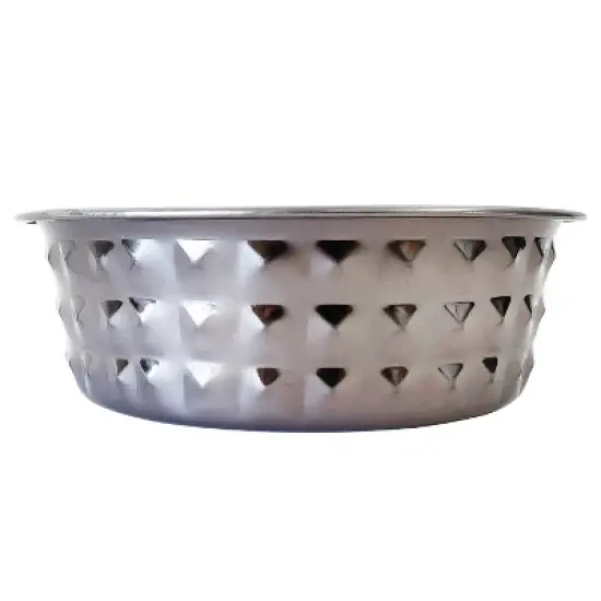 Country Living Set of 2 Hammered Stainless Steel Dog Bowls &ndash; Available in 2 Sizes & 4 Color Options image {5}