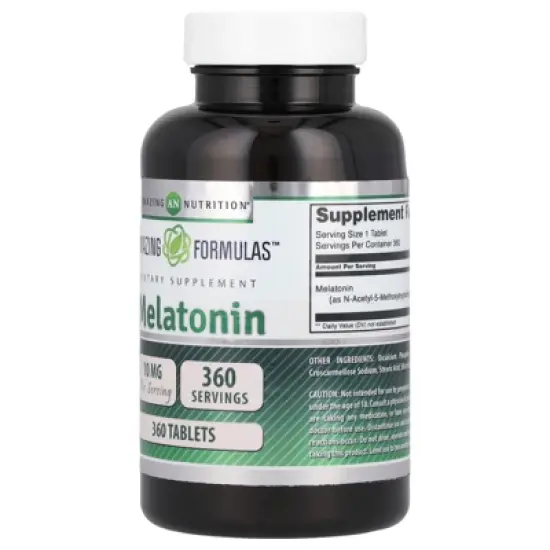 Amazing Nutrition Melatonin, 10 mg, 360 Tablets image {3}