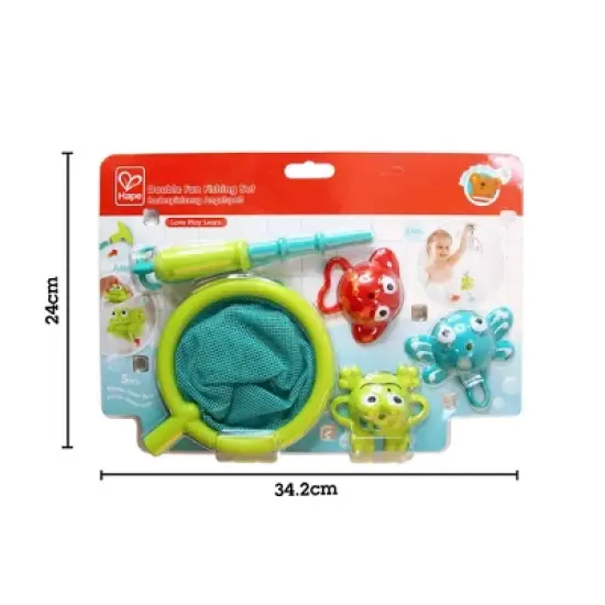 Hape Double Fun Jumping Sea Creatures Fishing Set Ages 2+ image {1}