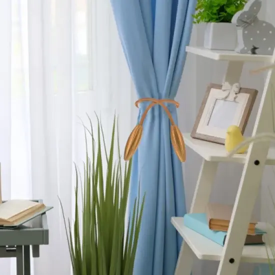 Unique Bargains Home Decorative Window Drape Curtain Tiebacks Clips image {3}