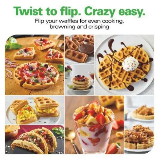 Kitchen Collection By Hamilton Beach Flip Waffle Maker 26103KC image {7}