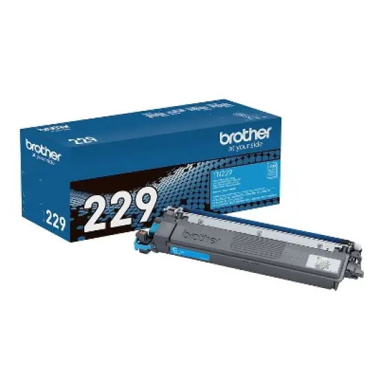 Brother TN229 Cyan Standard Yield Toner Cartridge (TN229C) print up to 1200 pages image {1}
