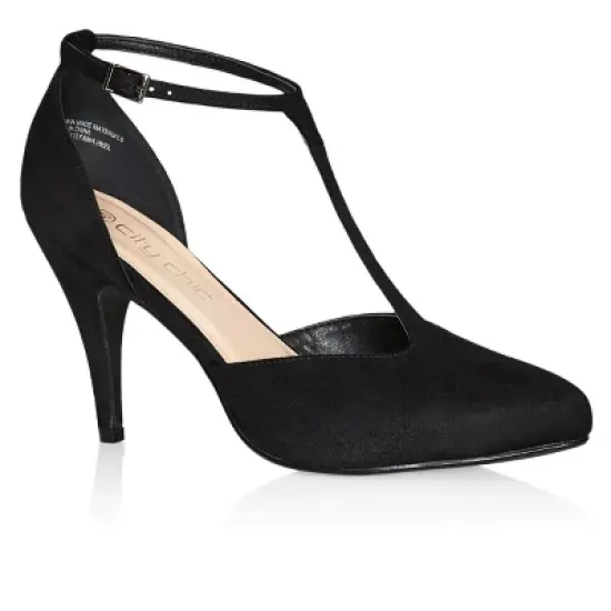 Women's WIDE FIT Stefania Heel - black | CITY CHIC image {4}