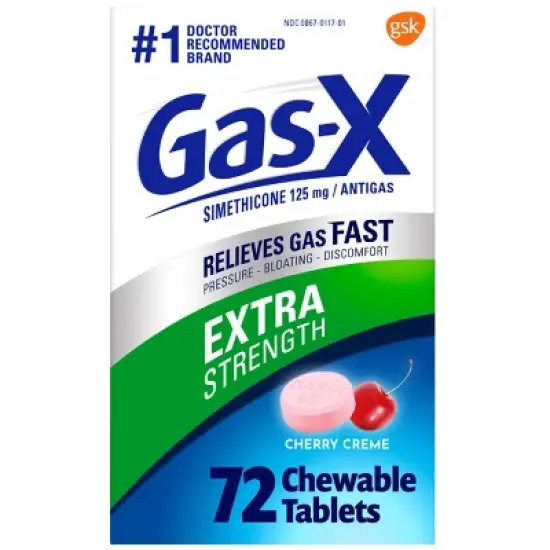 Gas-X Extra Strength Antigas Chewable Cherry Cr&egrave;me Tablets image {11}