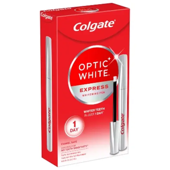 Colgate Optic White Express 7 Day Whitening Treatment Teeth Whitening Pen - 0.08 fl oz image {12}