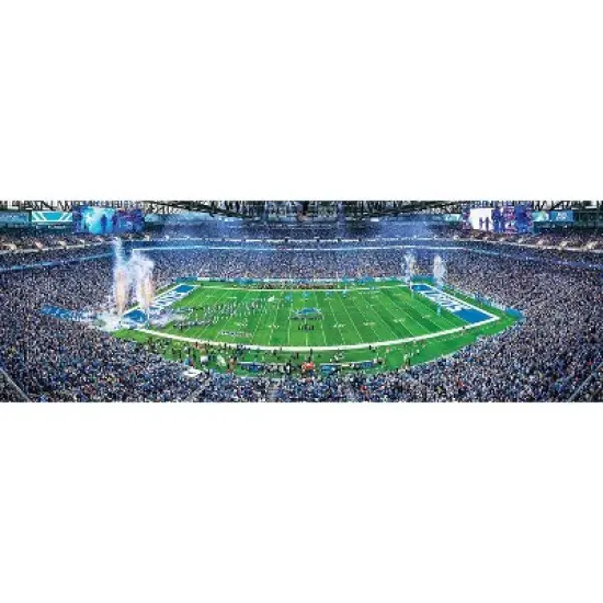 NFL Detroit Lions 1000pc Pano Puzzle Game image {2}