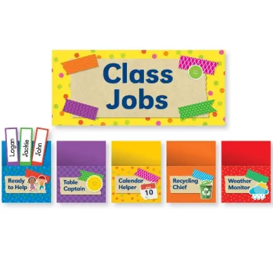 Scholastic Teaching Solutions Tape It Up! Class Jobs Bulletin Board image {1}