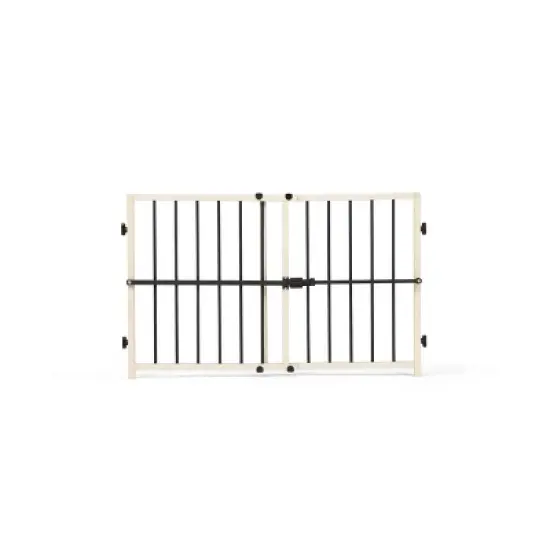 Regalo Metal and Wood Adjustable Gate - Beige image {2}