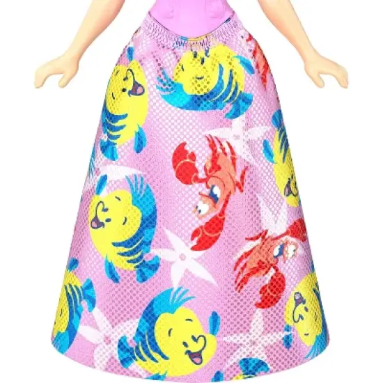 Disney Princess and Friends Set with 5 Small Dolls in Sparkling Outfits and 5 Friend Figures image {4}