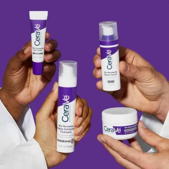 CeraVe Skin Renewing Night Cream Face Moisturizer - 1.7 fl oz image {5}